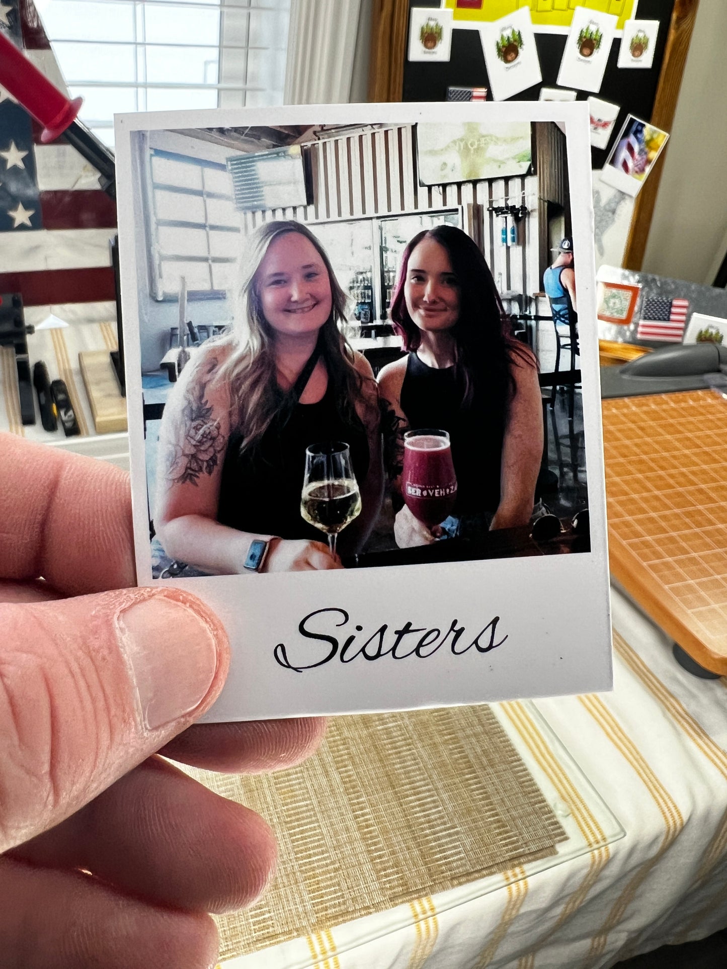 Retro Flat Magnet Photo Sets